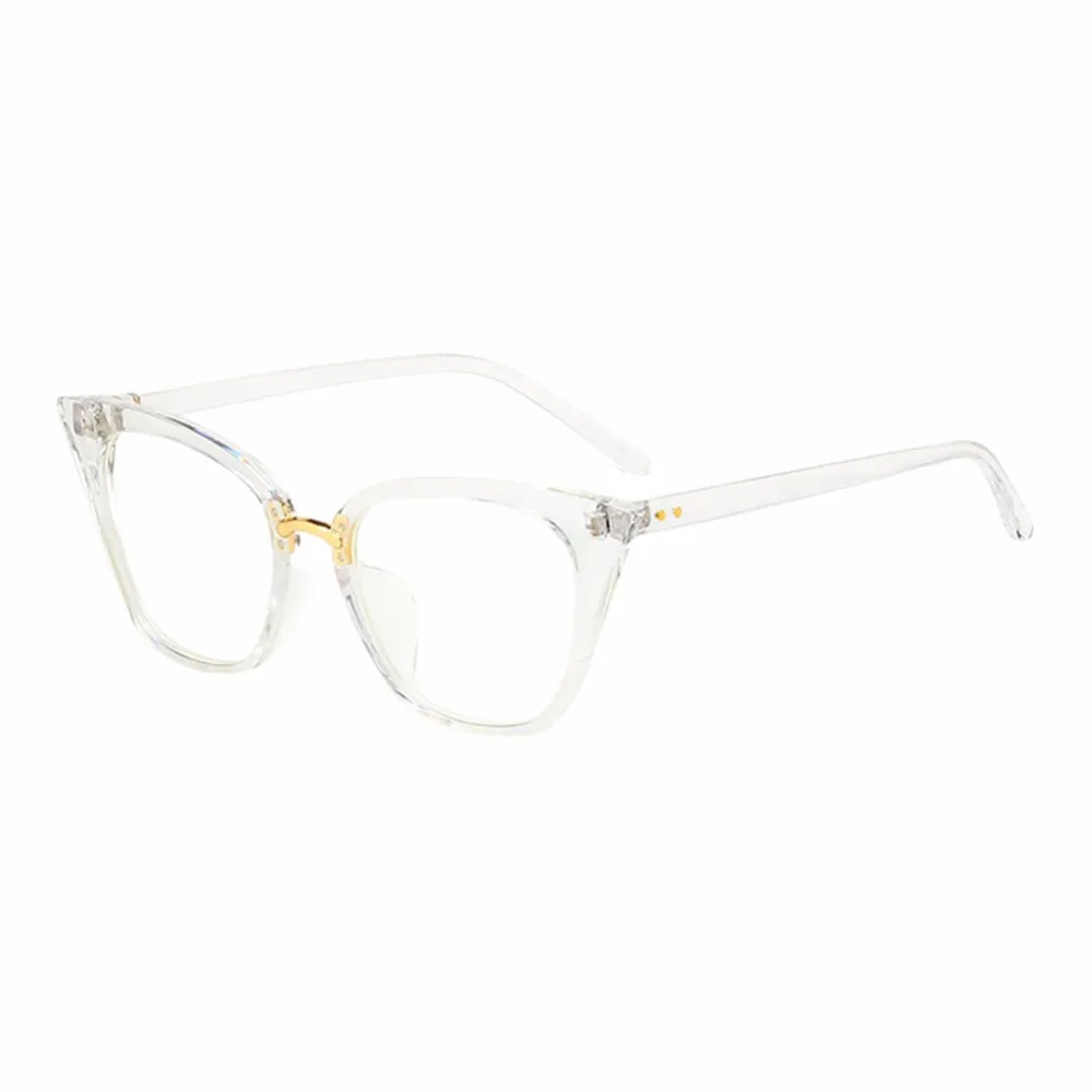 Çerçeveler Toptan Gözlükler Unisex Clear Lens Tam Çerçeve Reçetesiz Optik Gözlük Moda Açık Gözlük