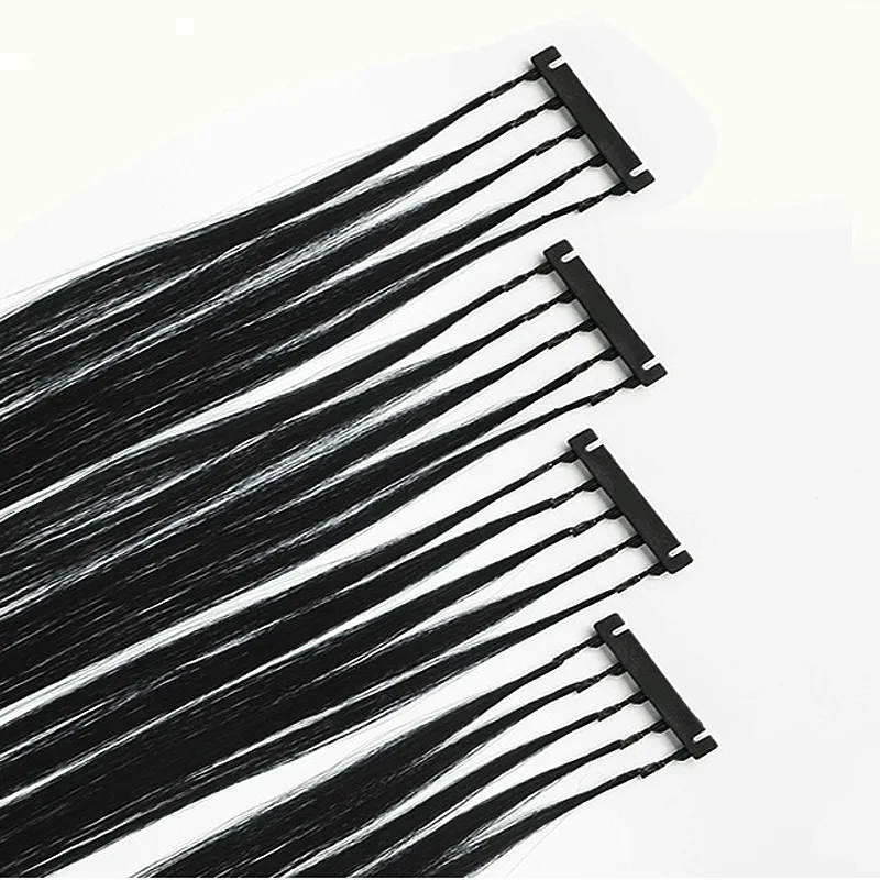 2020 Neue 6D-2-Haarverlängerungen Nagelhaut ausgerichtet Virgin Haar I Tipped Micro Loop Human Hair Extensions 100g 100 Strands Vollkopf für 30 Minuten