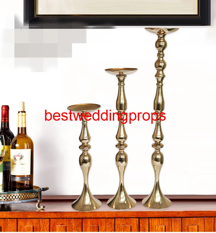 decoración Nuevo estilo Venta al por mayor centros de bodas de oro para mesa de boda / centros de mesa de boda best0873