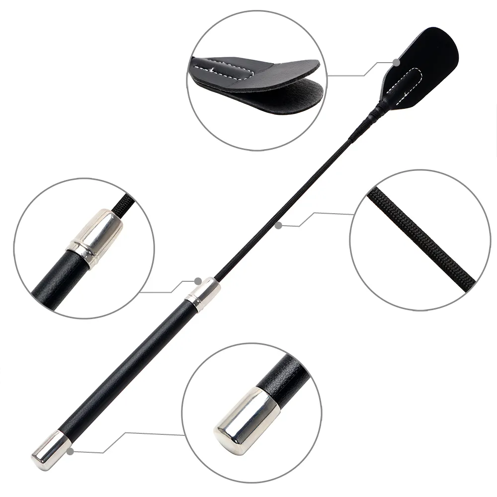 Fouet Cravache Martinet BDSM 45 cm – 15 Lanières Simili
