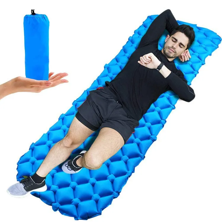 Matelas de couchage matelas gonflable auto-gonflant léger pour le camping, la randonnée, la randonnée, la pêche, les voyages