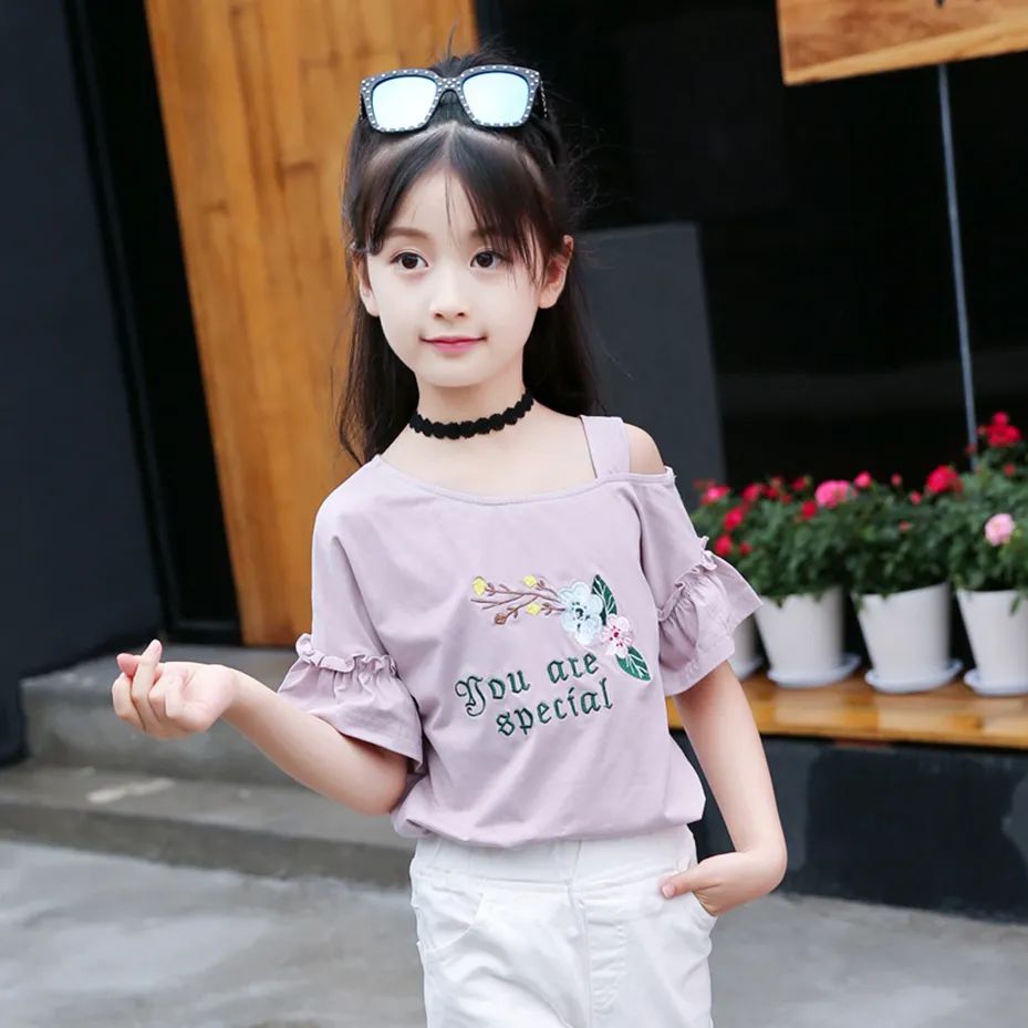 Girls clearance shirts off