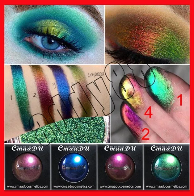 2019 New Eye Makeup Cmaadu singel colour Eyeshadow Glitter Eye Shadow Palette يشكلون ماتي ظلال العيون 4 أنماط