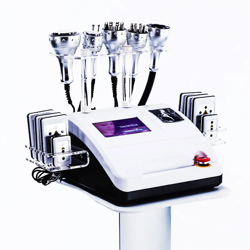 8 i 1 40k Lipo Laser Body Sculpting Avfettning RF Vakuum / Kavitation Bantning Skönhetssalong