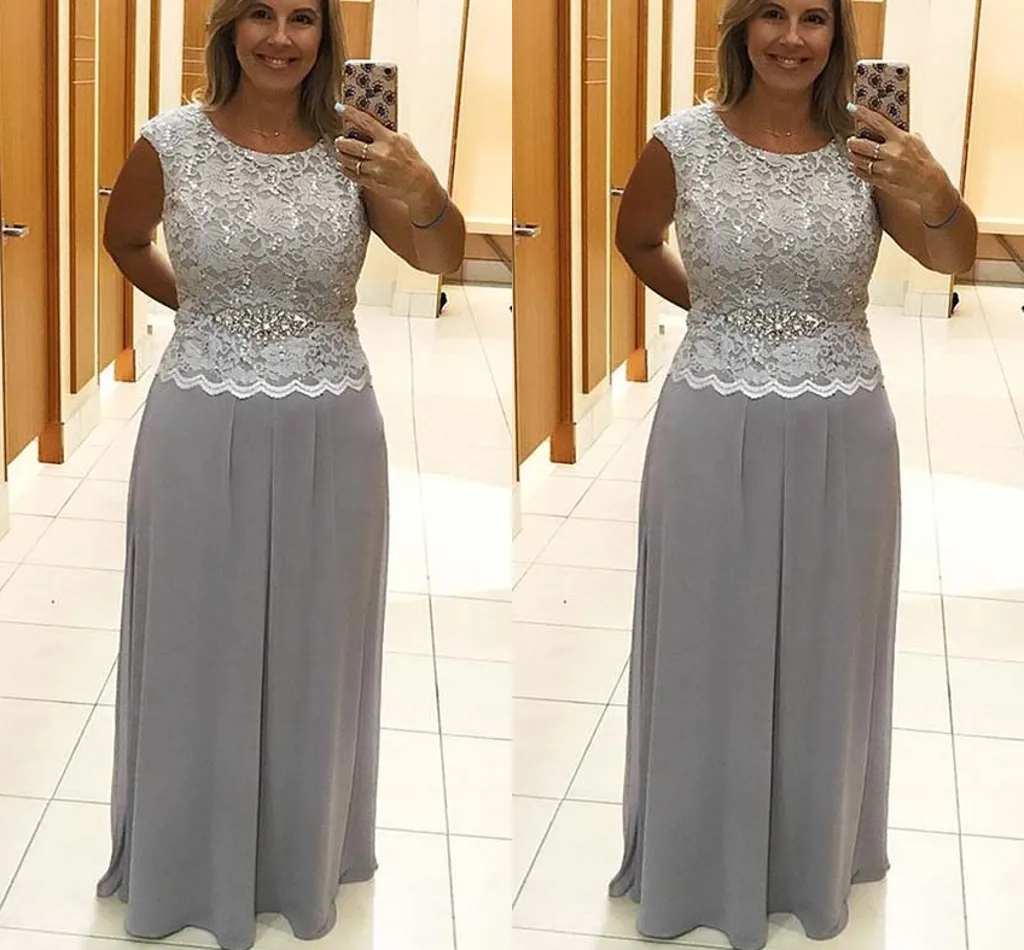 2020 Newest Elegant Plus Size Silver A Line Chiffon... From  Donnaweddingdress12, $73.17 | DHgate.Com