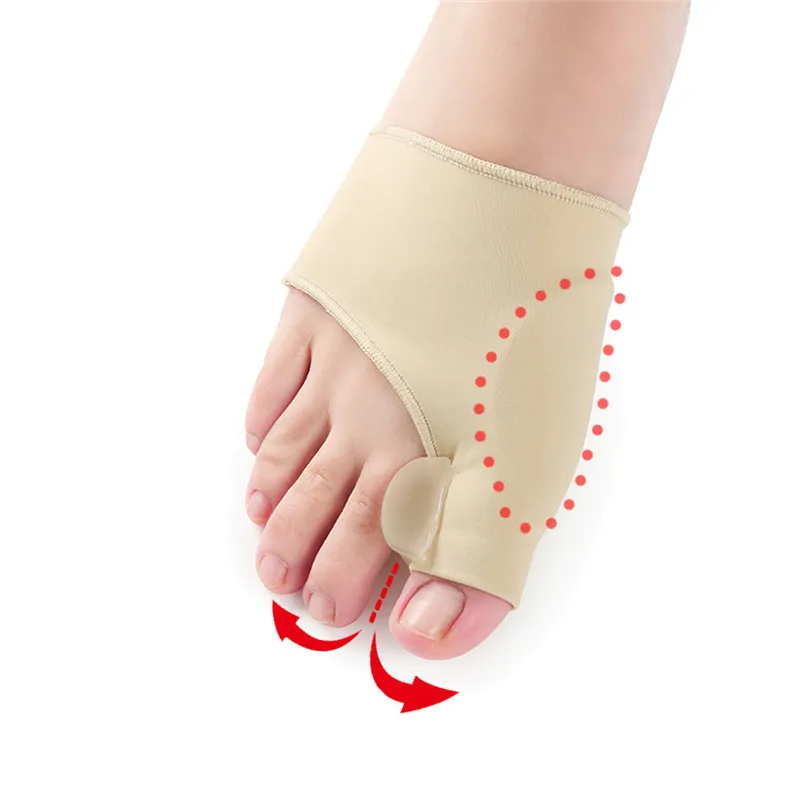 Hot Hallux Valgus Braces Big Toe orthopedische correctiesokken tenen Separator voeten Verzorging Pijn Pijn Bescherming lossende duim mouw