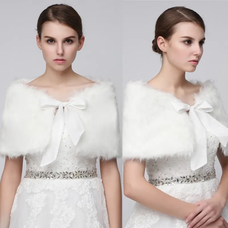 White And Black Bridal Jackets Bride Coat Wedding Capes Wraps Cheap