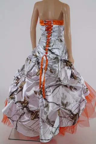 2020 Real Image Flower Girl Dresses Camo Satin Ruffle... From 48,15  |  DHgate