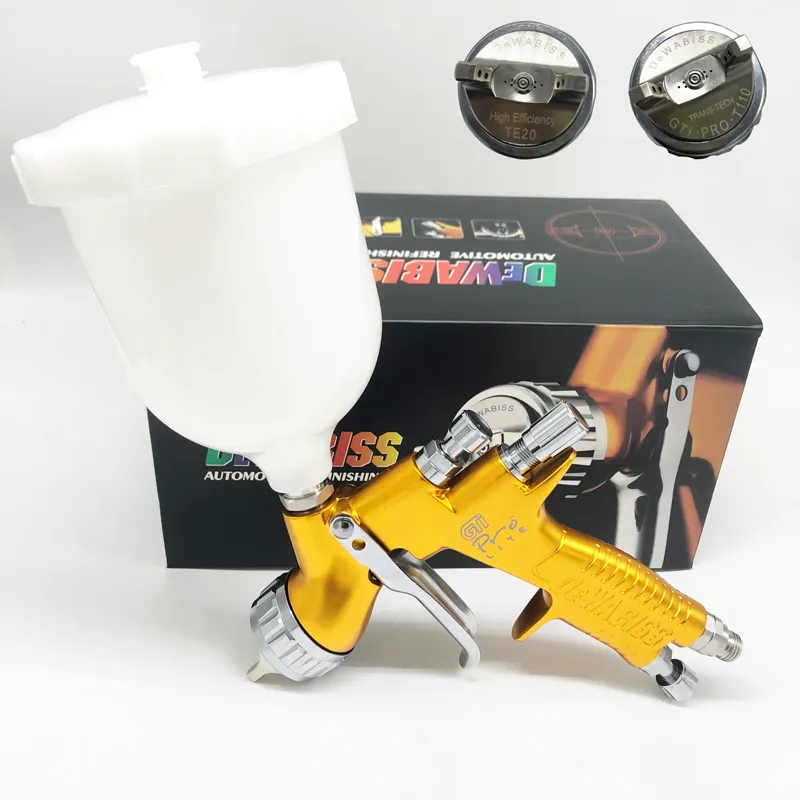 High Quality Professional GTI Pro Lite Golden Dewabiss Spray Paint Gun GTI  Pro TE20/T110 Airbrush Airless Spray Gun For Painting Cars From  Jihua_company, $53.15