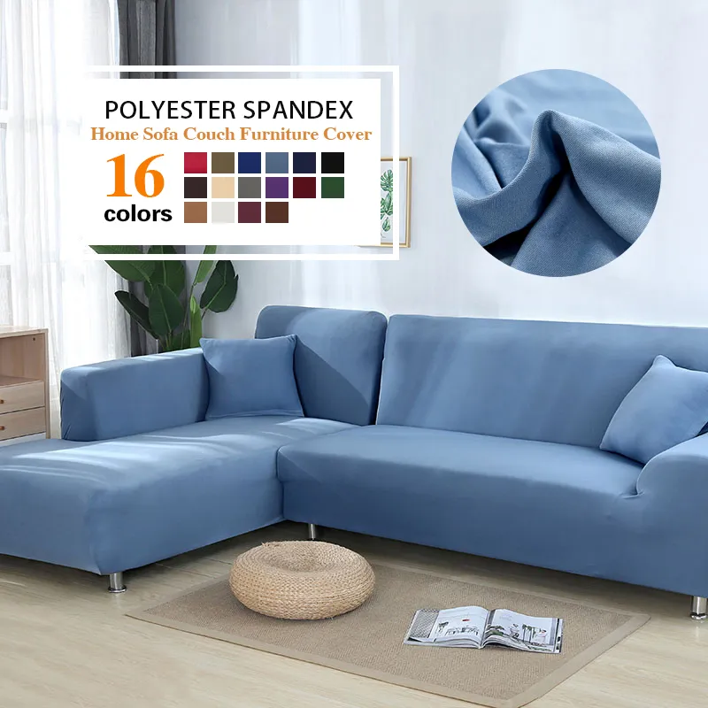 Grey Color Sofa Cover Stretch Elastic Sofa Covers For Living Room