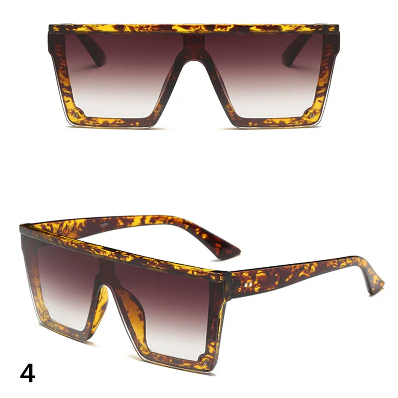Partihandel - spegel solglasögon kvinnor män en bit platt topp solglasögon för kvinnor mode lunette de solei design oculos drop shipping
