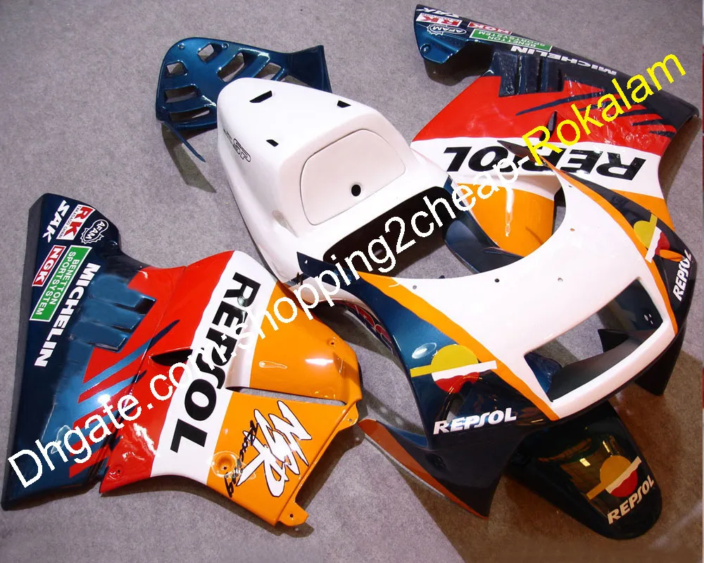 Feeding completo para acessórios da Honda NSR-250R NSR250R 90-93 NSR 250R MC21 1990-1993 Fairings do kit de moto do esporte (moldagem por injeção)