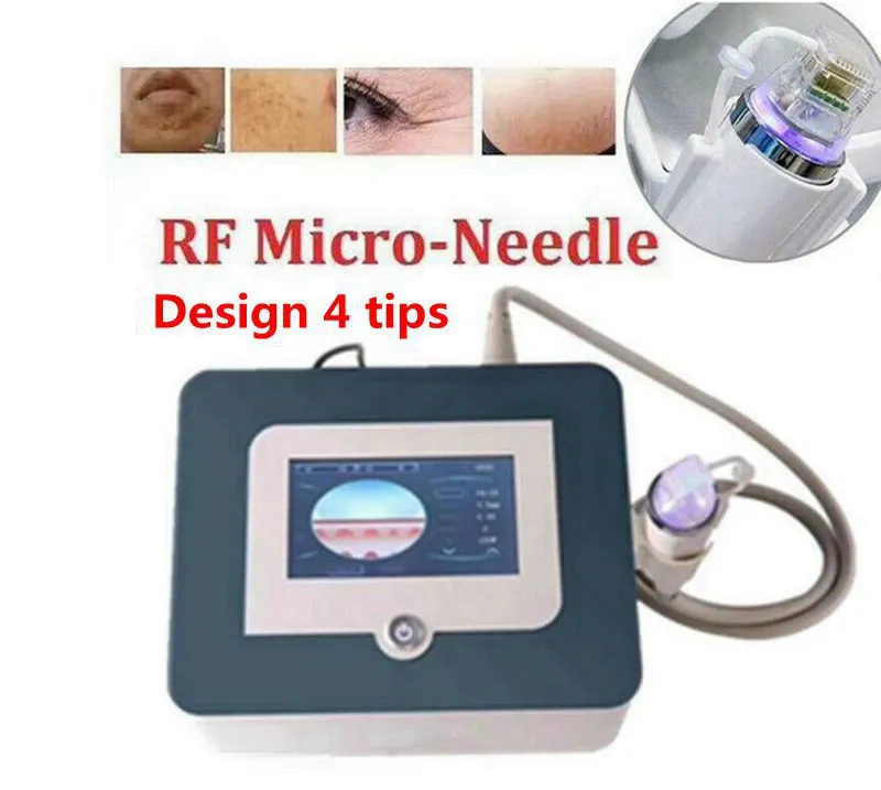 Professional Microneedle Fractional RF Machine 10 25 64 nano Pins Cartridge Wrinkles Stretch Marks Removal Face and body Skin Lifting Shrink Pores