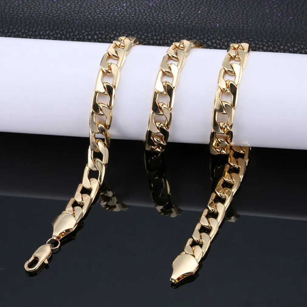 Punk Hip Hop Gold Chain Rapper Men Necklaces Street Fashion Popular
