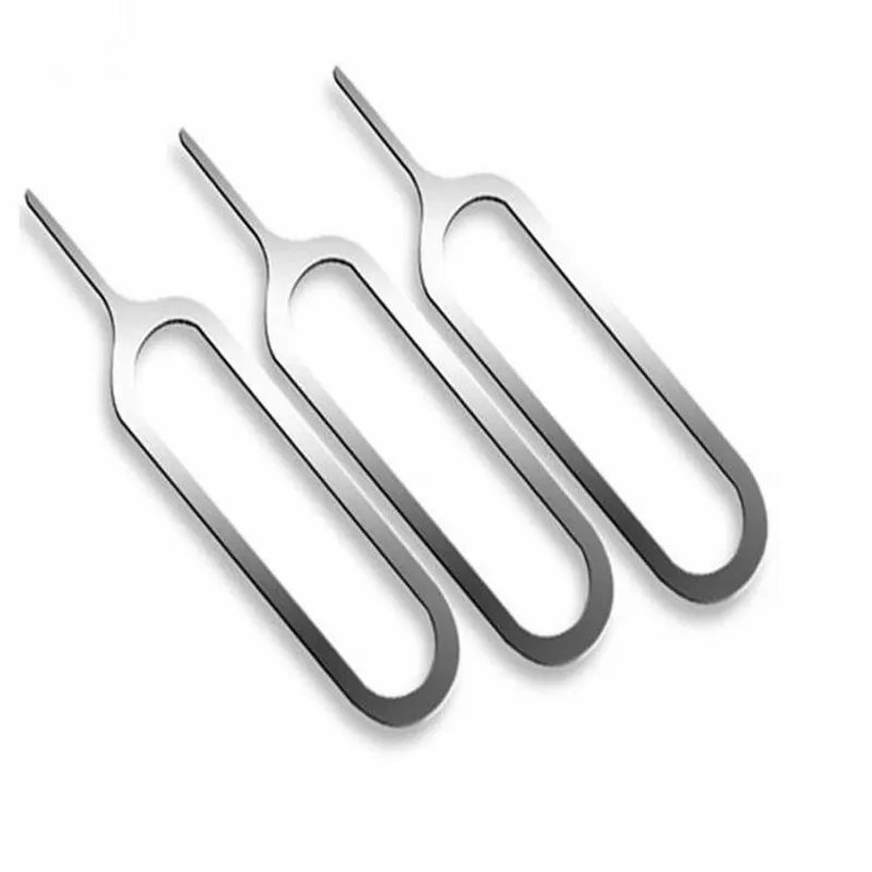 Metall -SIM -Karteninsertion -Entfernung Tool Nadel Opener Ejektor -SIM -Tablett Auswahl -Pin -Tool Offene Auswahlpin für iPhone iPad