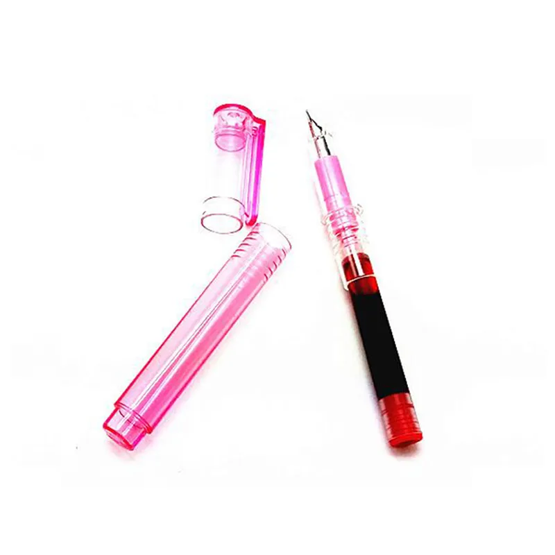 ぺんぺページです♥️ Colored Fountain Pen Set With Ink Sac Stainless Steel Nib