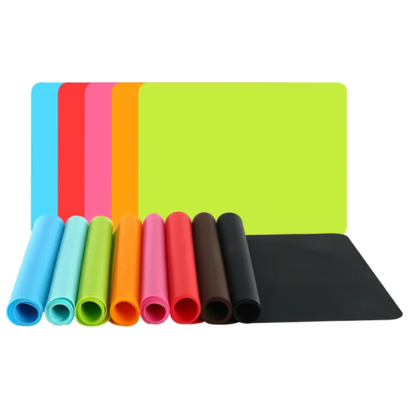 Desk Pastry Mat Waterproof Non-Skid Rolling Dough Mat Baking Heat Insulation Bakeware Tool 40x30cm