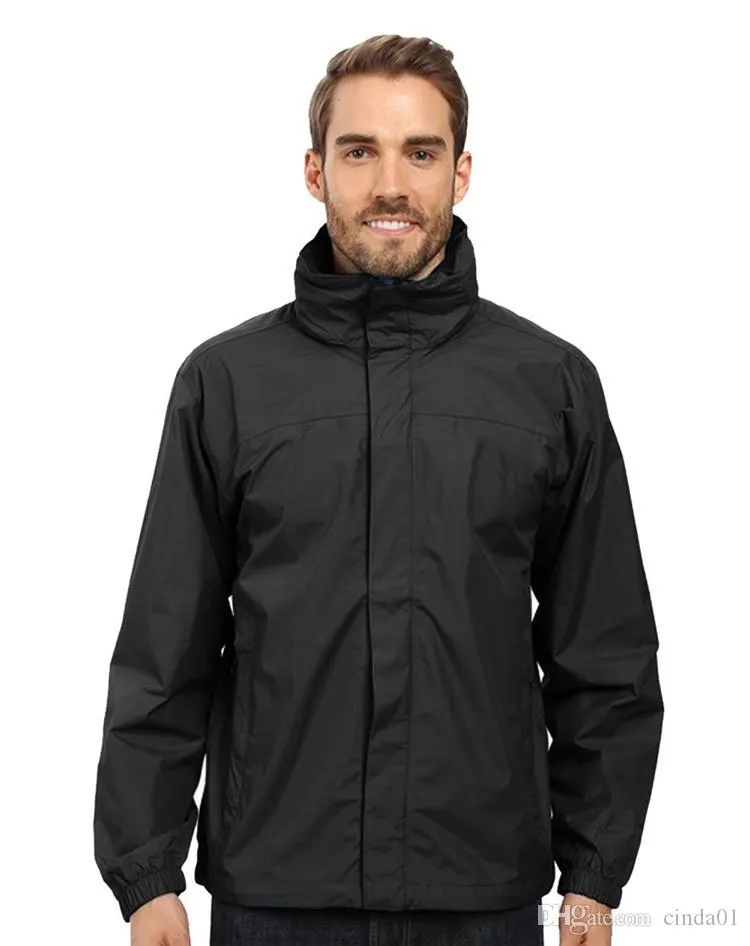 Moda-Mens North Designer Casacos Casuais Casuais Casacos de Inverno Masculino Operado Windbreaker Cor Sólida Jaqueta Com Capuz Novo