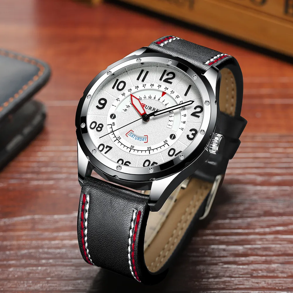 Curren Mens orologi Top Luxury Brand Men Watches Casual Quartz Owch per uomini Relogio Masculino Clock Male Business301o