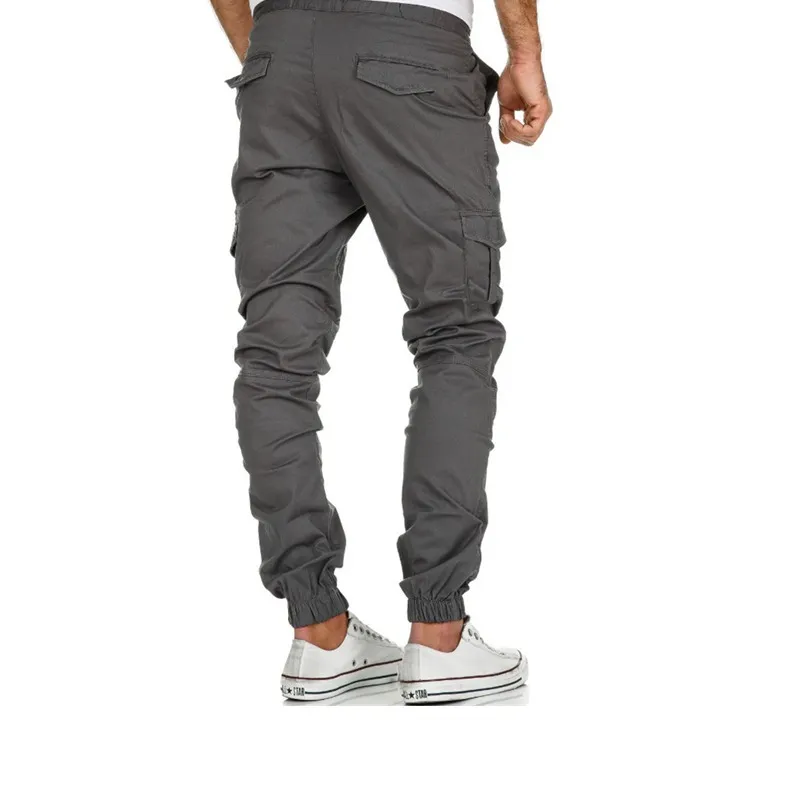 E-BAIHUI Herrenhose, Designer-Haremshose, Jogginghose, elastische Manschette, tiefer Schritt, Biker-Jogginghose, Herren, Fitnessstudio, Jogger, Trainingshose, CK05213D