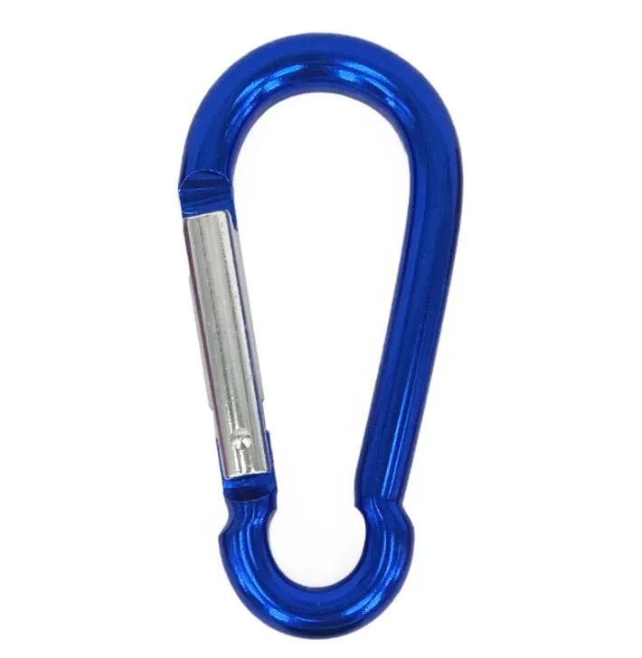 large size aluminum alloy carabiner keychain keyring hiking clip snap hook durable climbing hooks outdoor climbing backpack cup hooks