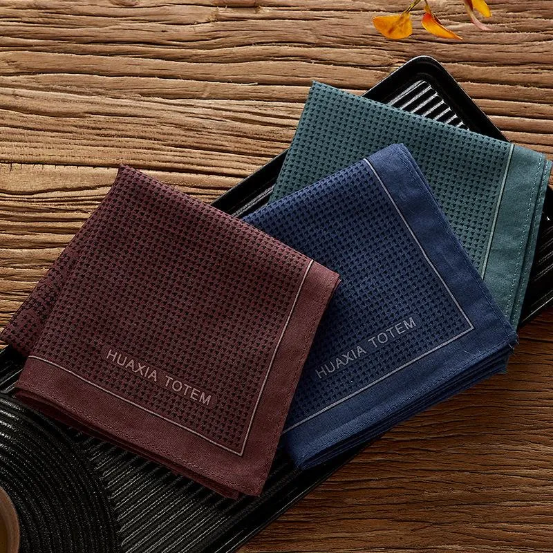 Mens Fine Mens Handkerchiefs Japanese & Korean Cotton, 43x43CM Square