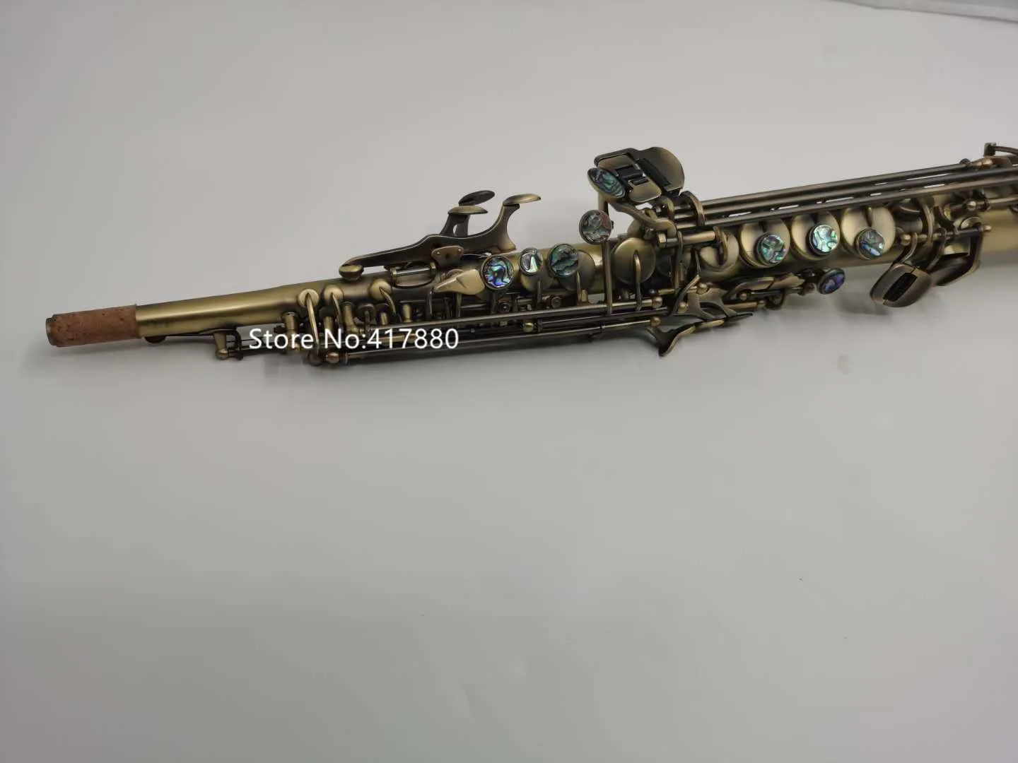 カーブド ソプラノ サックス B フラット レトロ サックス