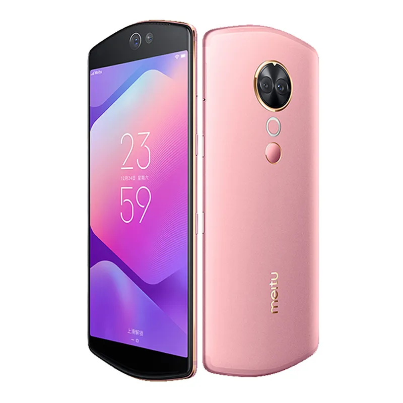 Oryginalny Meitu T9 4G LTE Telefon komórkowy Snapdragon 660 OCTA Core 4 GB RAM 64 GB ROM Android 6.01 calowy Pełny ekran 12MP Fingerprint ID Telefon komórkowy