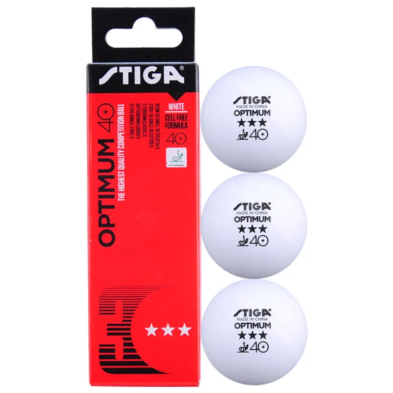 Official 3 Star 40+ Plastic Poly Stiga Tt Balls For Training Official 3 Star 40+ Plastic Poly Stiga Tt Balls For Training