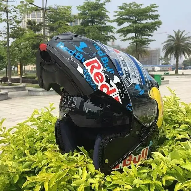 2020 nouveau flip ARRIVé casque de moto hors route pleine face cascos Motocross Racing Motobike Casque d'équitation