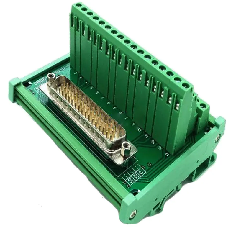50 Pin DB50 D SUB Female Male Terminal PCB Module Breakout