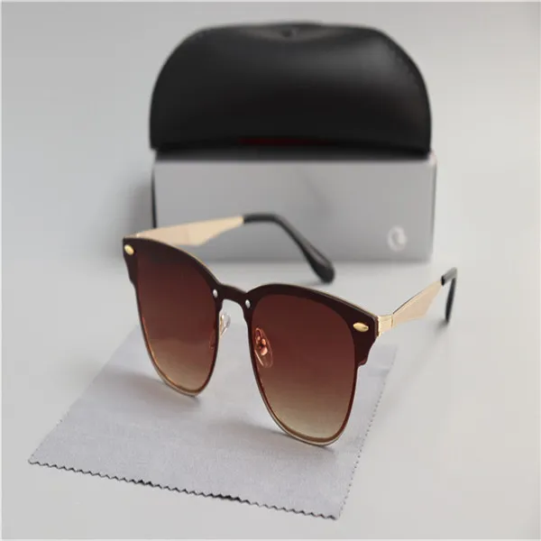 New Arrial Aluminum Magnesium sunglasses women men uv400 lens Retro Vintage Sports sun glasses Goggle with free cases and boxes