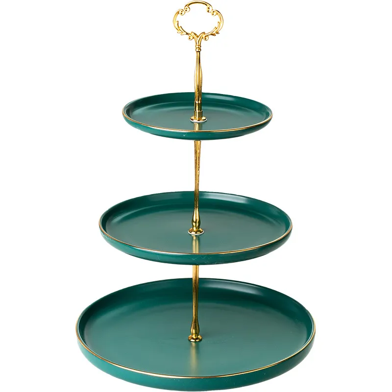 Vintage Green 3 Tier Cake Stand Two Tier Cupcake Holder Serving