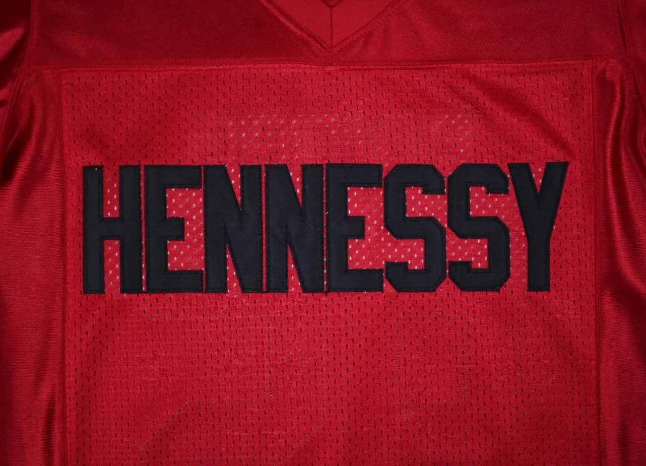 Hennessy Queens Bridge Movie Prodigy 95 Red Sewn Vintage Football 