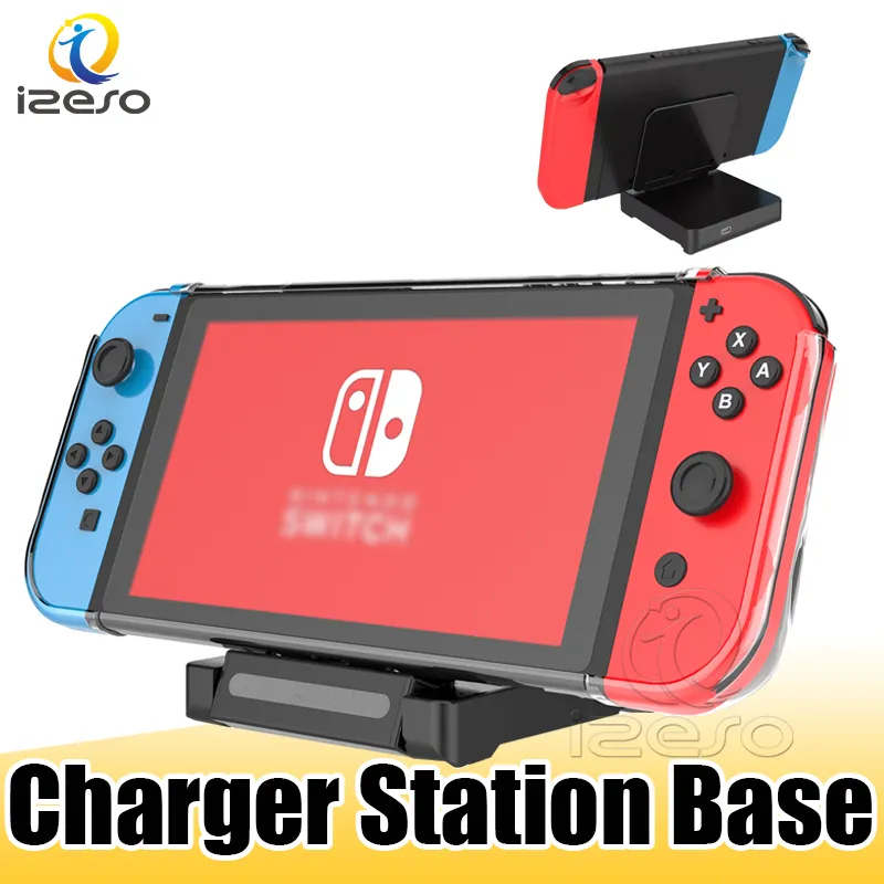 USB Charging Dock Holder For Nintendo Switch Lite Travel ABS Mini