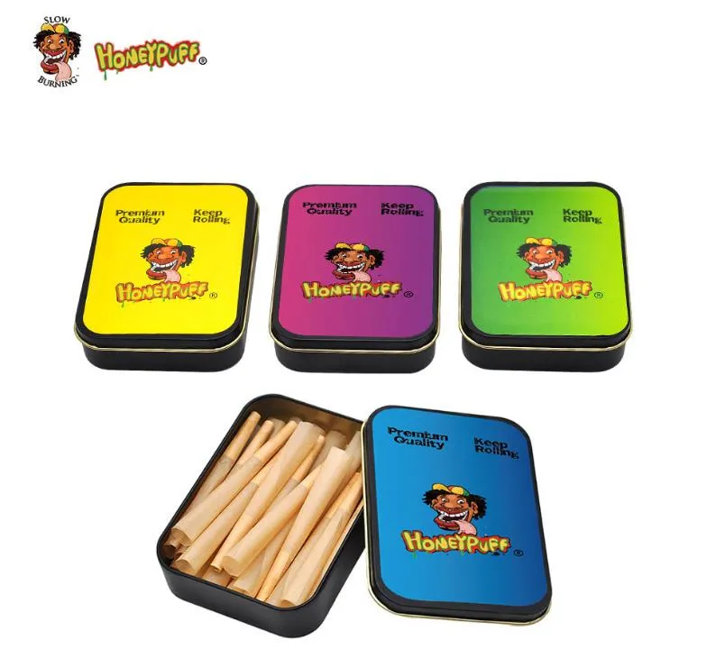 Trumpet Tube Set Tin Material Cigarette Box Storage Moisturizing Box