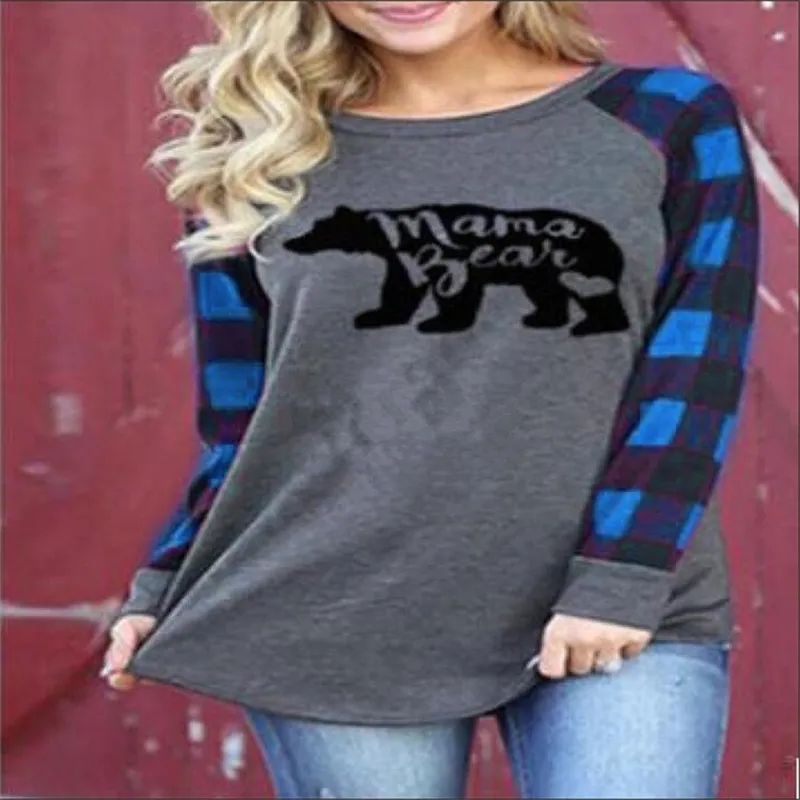 Mama bear sales flannel hoodie
