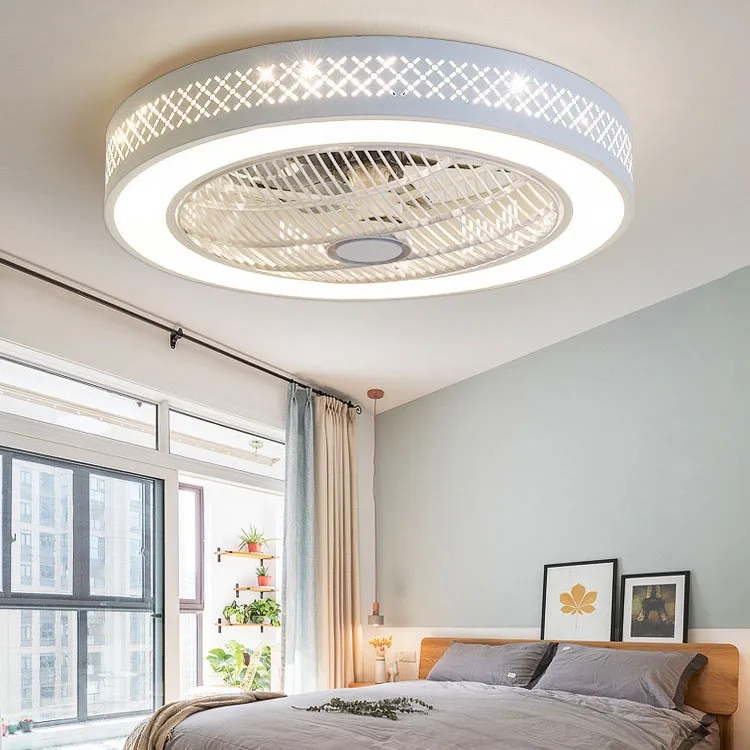 折りたたみmac 光の携帯電話のwi Fi屋内の家の天井のファンとスマート天井のファンコントロール 取引保証 Agroconserg Achic Com Pe