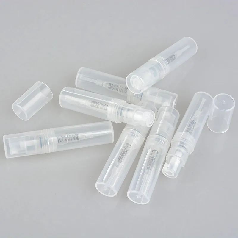 wholesale Empty Spray Bottles 2ml Perfume Pen Sample Bottle Mini Cosmetic PP Travel Make up Containers