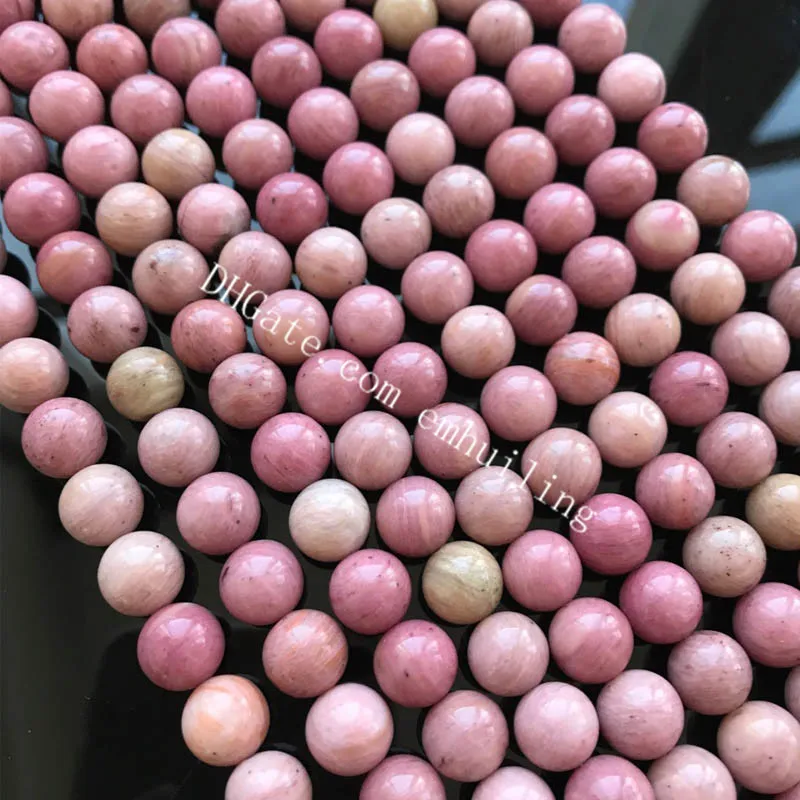4-12 mm Redondo Natural facete Piedra cuentas para joyería haciendo 15" Muti-Piedra Rosa 