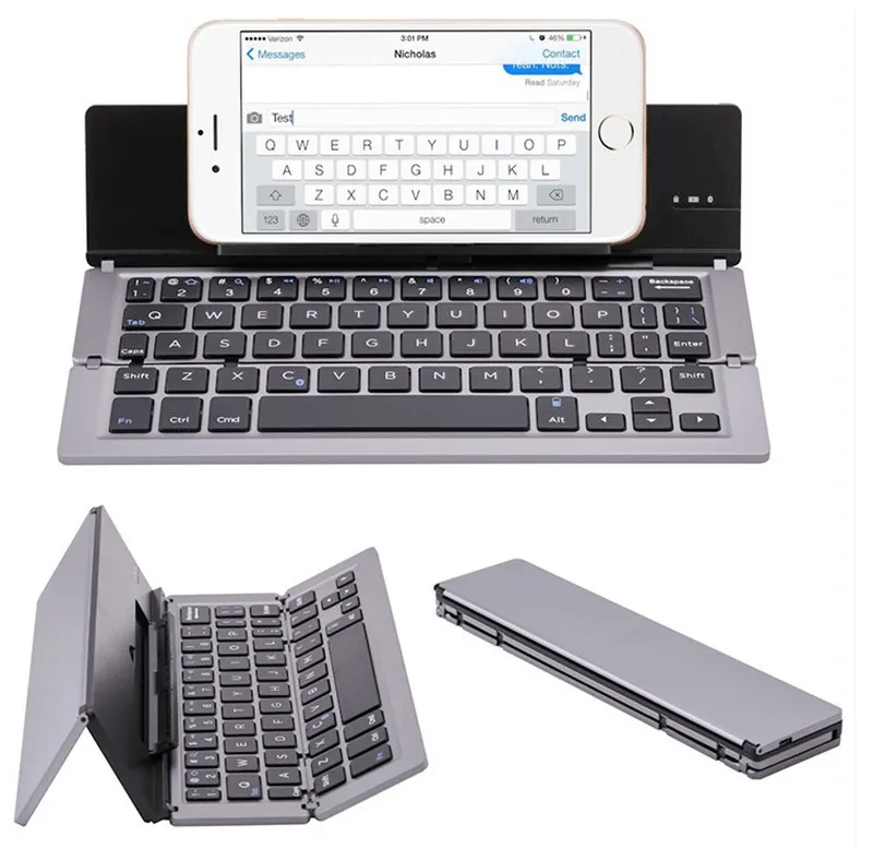 Tragbare Klapptastaturen Traval Bluetooth faltbare drahtlose Tastatur für iPhone Android-Telefon Tablet iPad PC Gaming-Tastatur