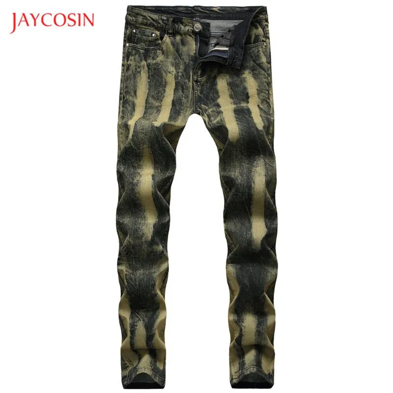 Jaycosin Mens Jeans 2020 мода повседневная мужчина джинсовые брюки Vinatge промытые хлопковые брюки классические карандаши джинсы брюки высокое качество