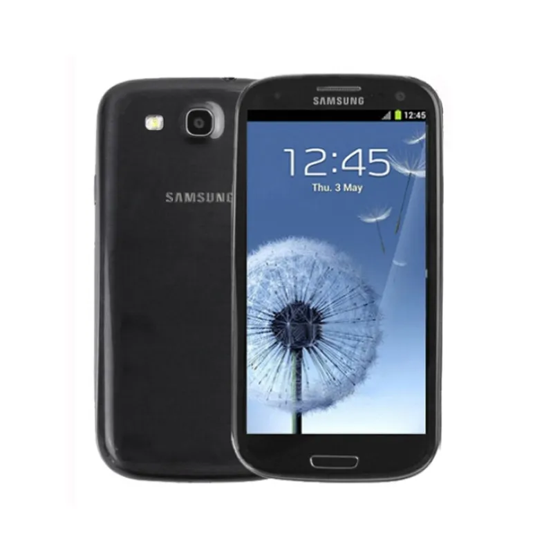 Samsung Galaxy S3 i9300 reconditionné d'origine 1 Go / 16 Go 3G WCDMA Quad Core 4,8 pouces 8MP caméra 3G WCDMA téléphone boîte scellée en option