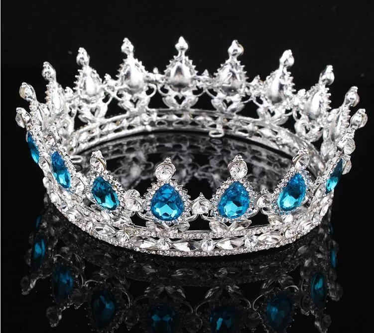 Hot Sale 2020 Crowns Sparkling Big Wedding Diamante Pageant Tiaras Hairband cristal nupcial para Jóias Brides Prom Pageant Cabelo Headpiece