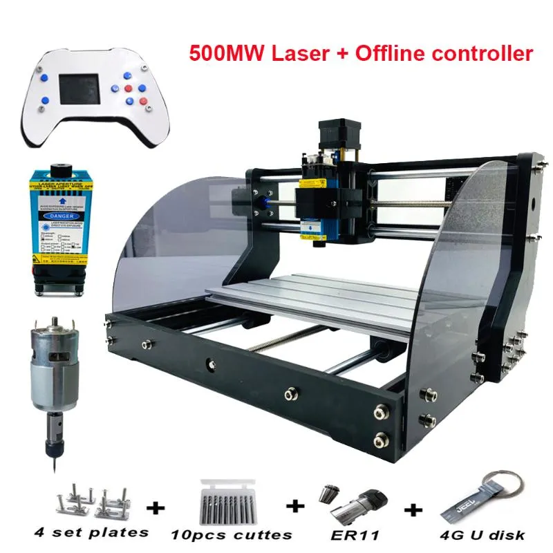 USA】 CNC 3018 PRO 15W Laser Engraving Machine+Offline Controller+