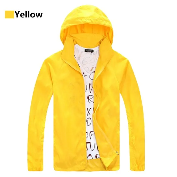 2019 Nova moda Jaqueta À Prova D 'Água Mulheres Homens Windbreaker Anti-uv Proteção Solar Quick-dry Ultra-fino Caminhadas Viagem Caminhadas Jaquetas