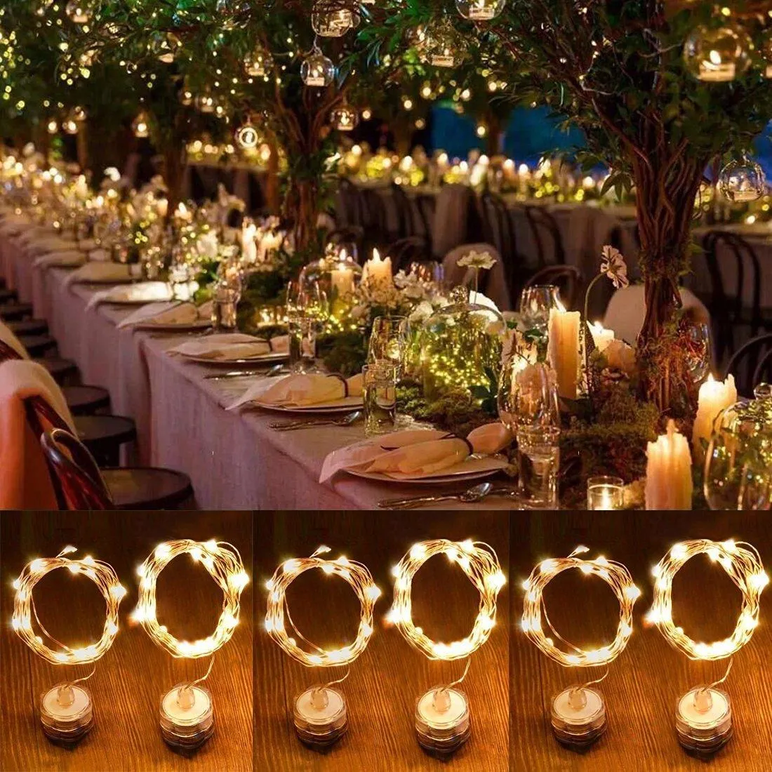 Waterproof 2M 20 LED Battery Operated String Lights For Xmas Party Wedding  Decoration From Topmeed, $1.13 | DHgate.Com, image size:1100x1100