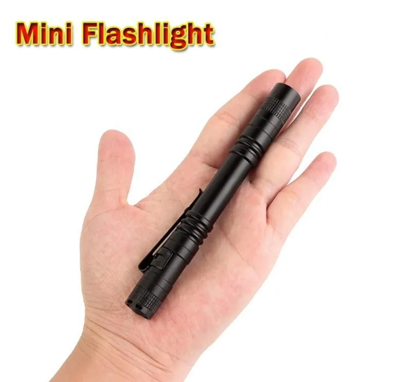 Portable LED Pen Shaped Mini Pocket Flashlight Anti Wear Portable LED Pen Shaped Mini Pocket Flashlight Anti Wear