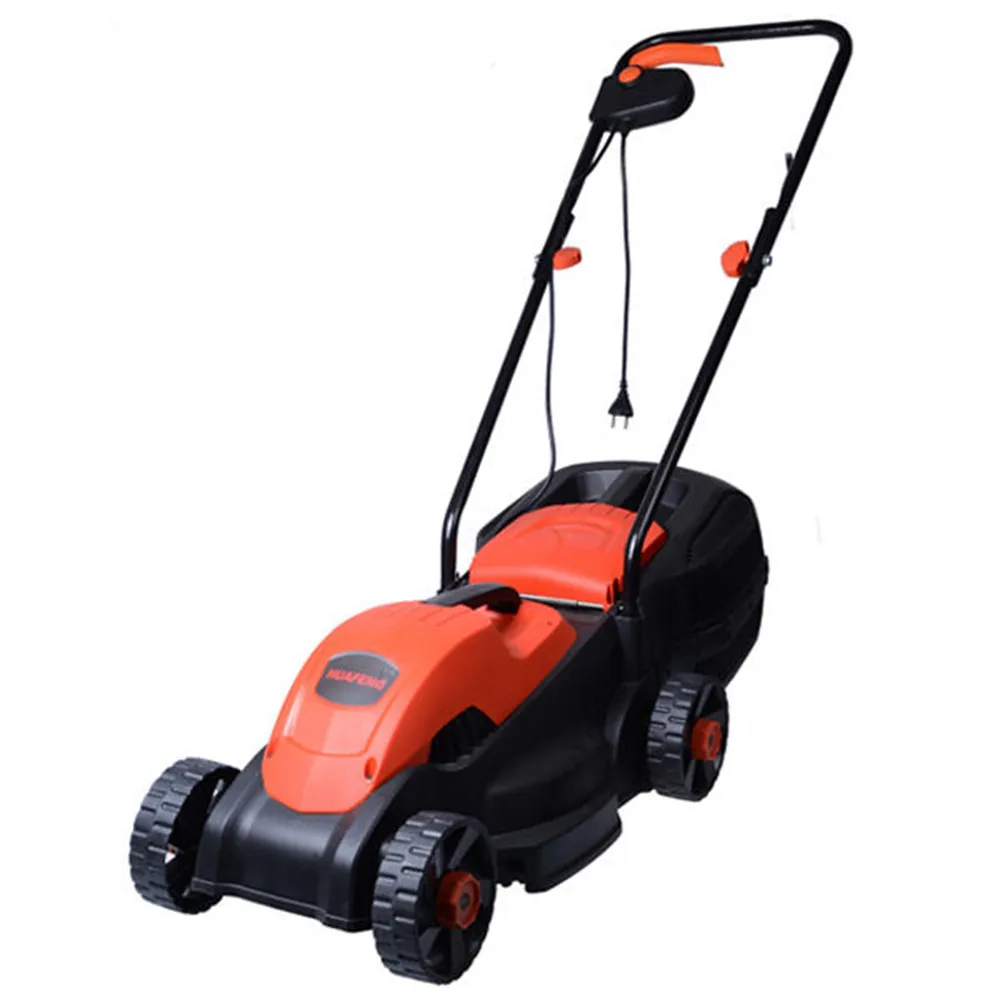 Boda 110V 1200W Electric Lawn Mower Hand Push Gardening Grass Trimmer Weeding Machine