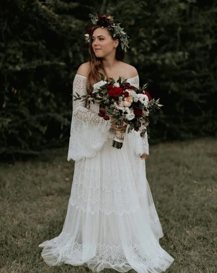 Beach wedding dresses for plus shop size bride